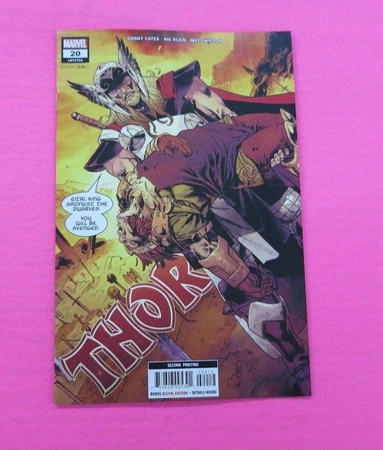 Thor # 20 comic  Marvel 2022 Nic Klein 2ND PRINTING God of Hammers