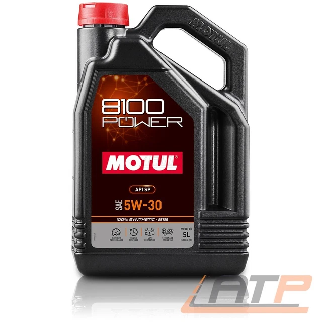 MOTUL SYNERGIE I-ECO Diesel 5W-30 Motoröl – 5 Liter, ACEA A5/B5, API SL/CF