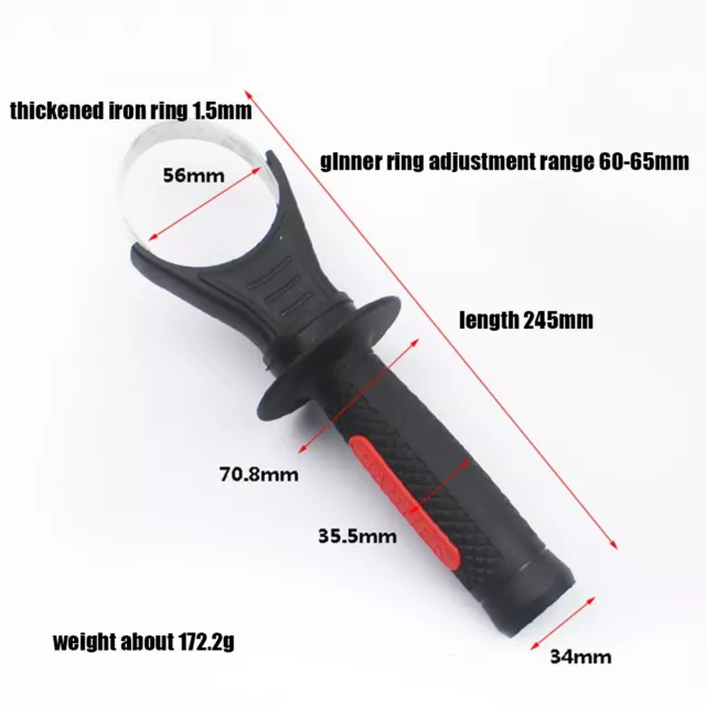 Premium Quality Handle for Rotating Electric Tool Adjustable for Comfort