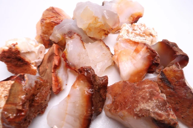 COLORFUL CARNELIAN rough rocks - 1 LB Lots - Perfect for Rock Tumbler Refill