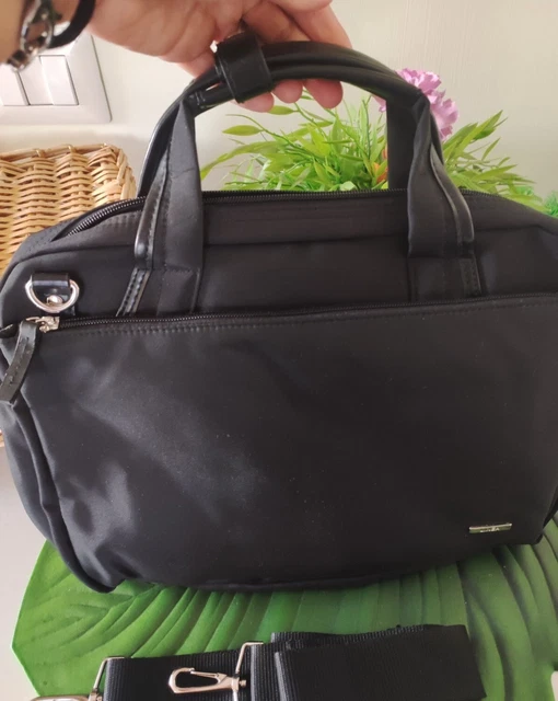 Borsa Work Bag Sac Scuola  Multitasche Resistente Nero Black Uomo Donna Porta Pc