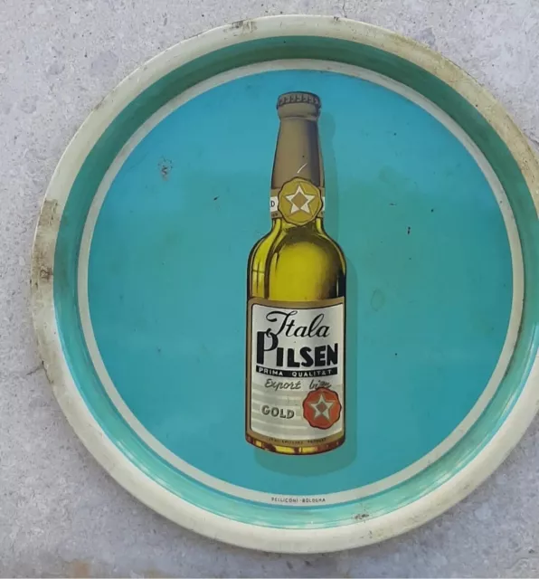 VASSOIO BIRRA ITALA PILSEN VINTAGE BIER Pelliconi Bologna