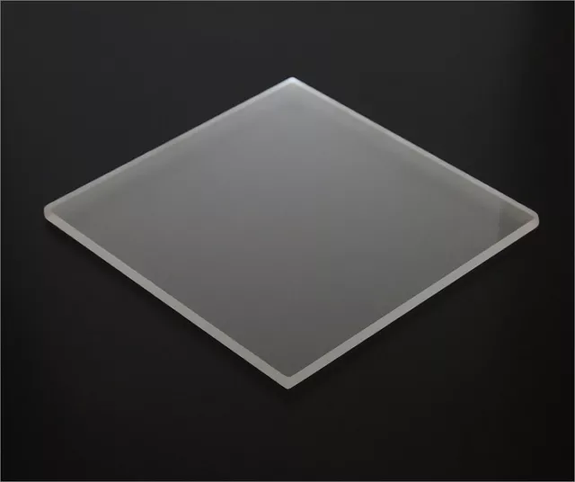 Clear Frosted Acrylic Plexiglass 1/8" You Pick The Size - Plastic Sheet^