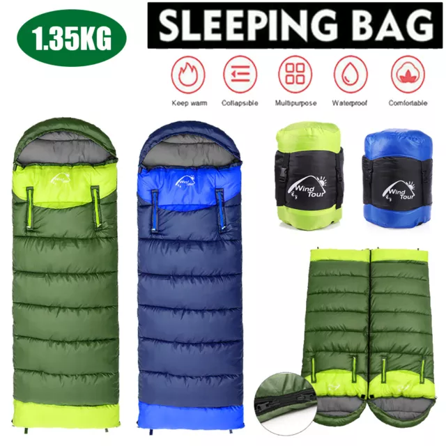 Ganzjahresumschlag Schlafsack Camping Reise Koffer Wasserdicht Outdoor Tragbar