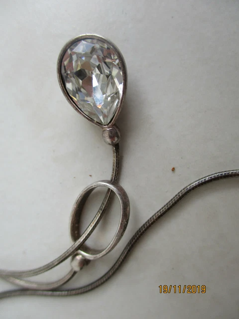Magnifique Collier Vintage En Plexiglas - Bijou De Créateur Sans Marque - Années 70/80