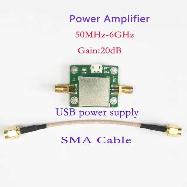 Amplificateur à faible bruit ultra large bande 50 M 6 GHz pour des performances