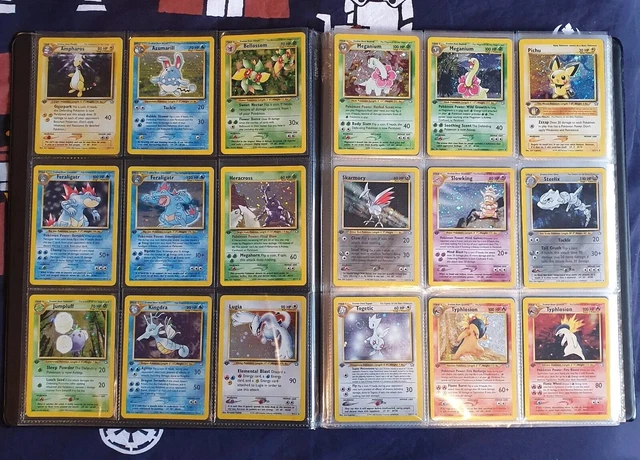 1st Edition Pokemon Neo Genesis 100% COMPLETE card Set NM/EX Wotc (111/111)
