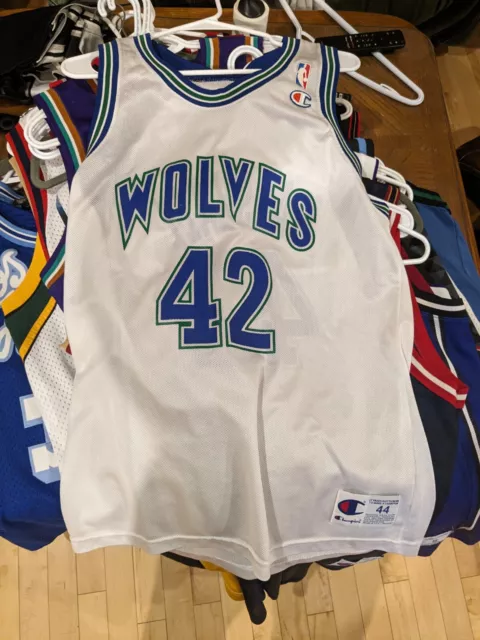 Donyell Marshall Minnesota Timberwolves Wolves NBA Vintage Champion Jersey 44