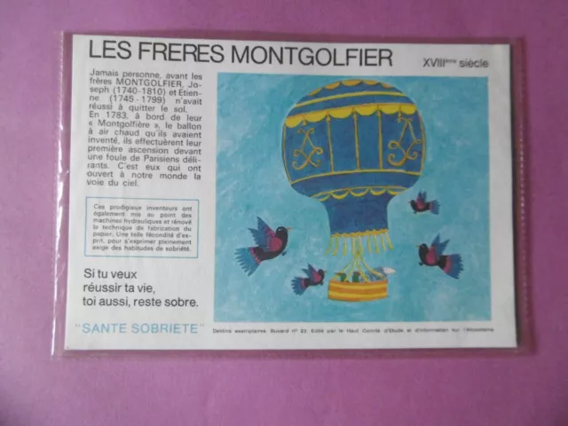 buvard "montgolfière"