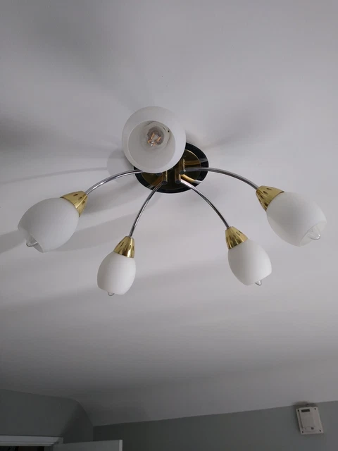 DAR 5 Arm metal Ceiling Light from Dar lighting Oxford