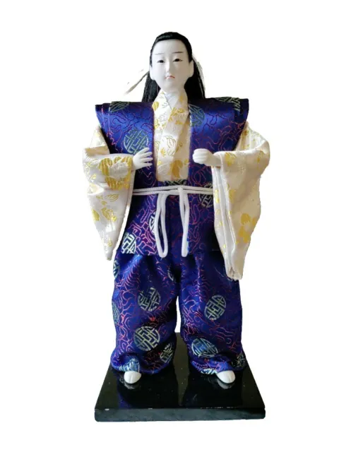 VINTAGE CRAFT JAPANESE Samurai Doll w/Traditional Clothing $45.00 ...