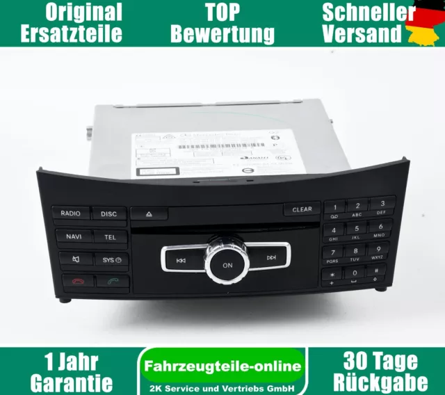 Mercedes Classe E 212 A2129001826 Système de Navigation Radio Media Lecteur