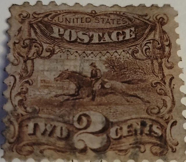 US Stamp Mint, F/VF S#113   bold fresh color, very nice mint no gum
