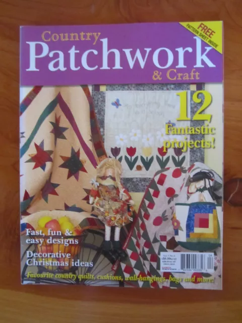 Magazine Country Patchwork And Craft  Vol. 5 No. 4 Great **** Must See