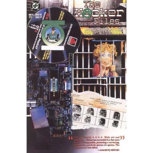 Hacker Files #6 in Very Fine condition. DC comics [s.