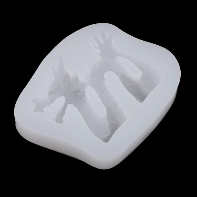 DIY Dragon Sugar Craft Silicone Moulds Cake Decor Baking /Soap Molds 3D