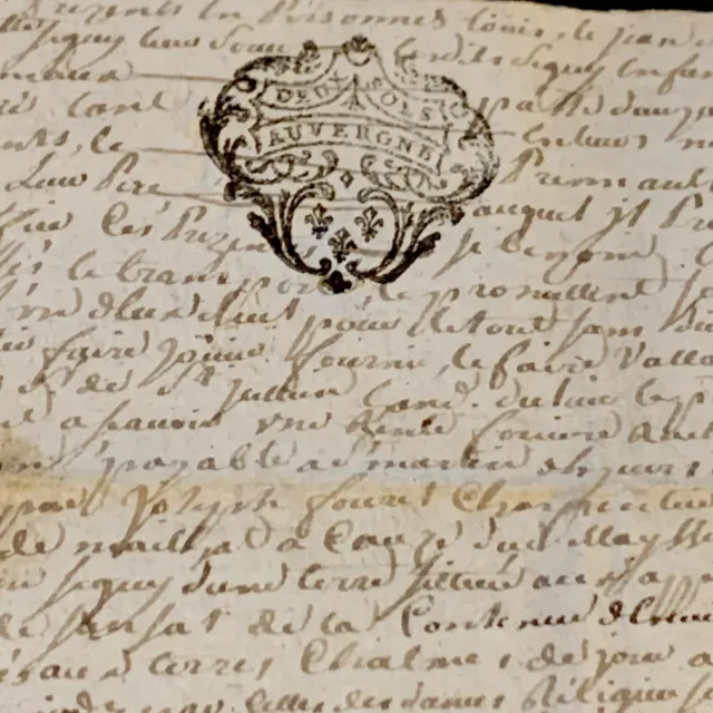 1756 Stamped And Watermarked Document