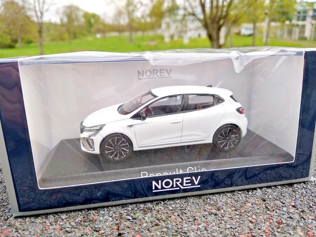 NOREV – Renault Clio Esprit Alpine 2024 – échelle 1:43 – Blanc Glacier – Modèle Réduit Collection Adulte