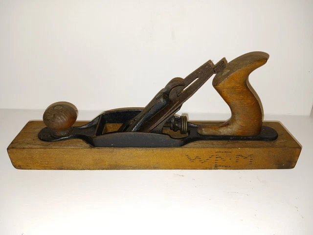 Vintage 15" Bailey Stanley Wood Block Plane No 26 Hand Planer