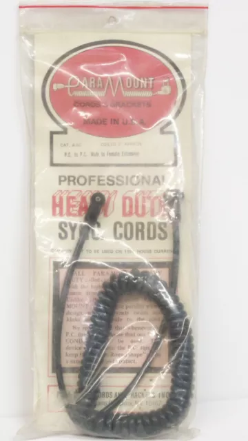 Paramount Heavy Duty PC-PC 5 Foot Extension Cord - NOS