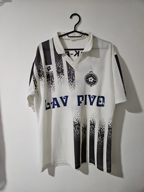 Maillot Vintage Yougoslavie - CSK Celarevo Partizan - Blanc - Taille L - Porté