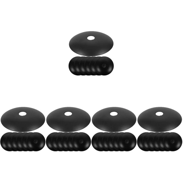 30 Pcs Chandelier Base Tray Metal Serving Tray Table Lamp Base UFO