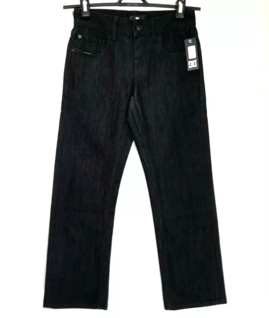 DC Shoes Straight Leg Black Jeans Youth Size 24 - NEW With Tags.