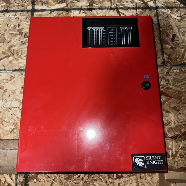 USEDHONEYWELL SILENT KNIGHT Sk6324 6 Zone Fire Alarm Control Panel