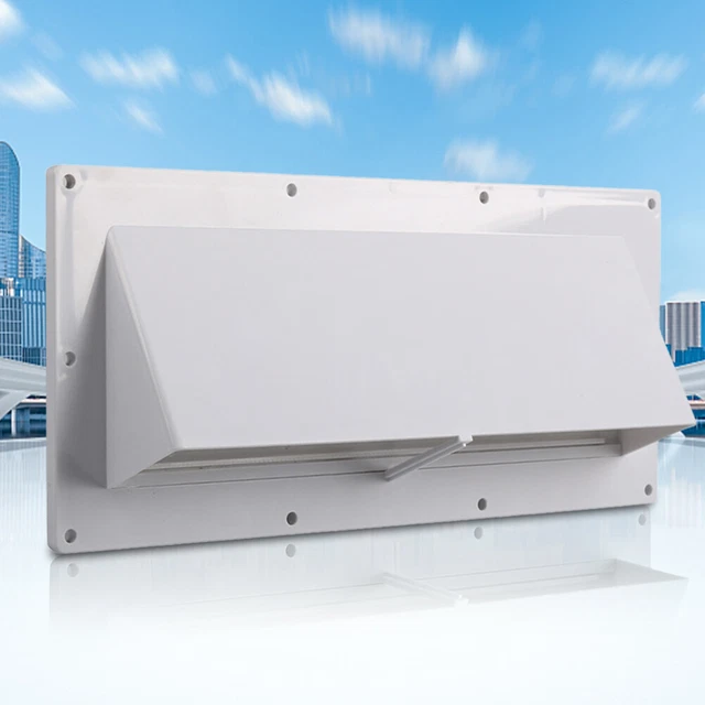 RV SIDEWALL RANGE Hood Vent White Camper Side Wall Vents for Camper