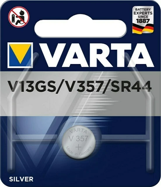 3x Varta Batería Electrónica V13GS SR44 1 unidad