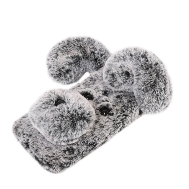Coque pour téléphone à motifs en peluche douce Mignon Mode Hiver Garder 3