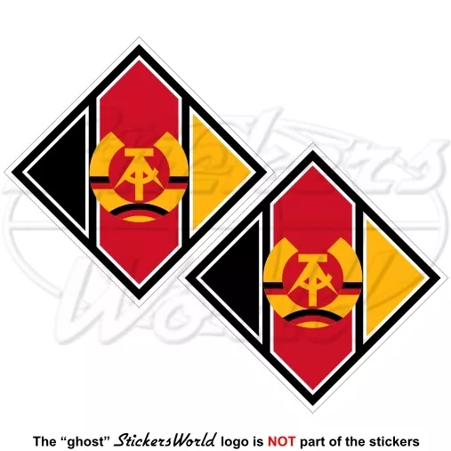 EAST GERMANY AirForce LSK Aircraft Roundel DDR GDR 75mm (3") Stickers Decals x2