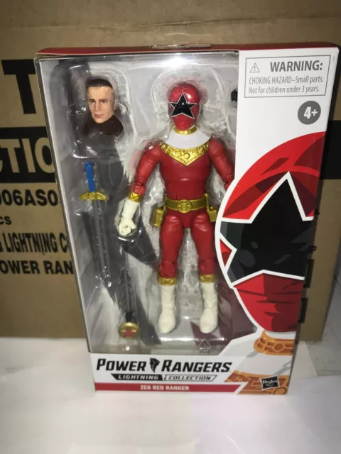 Hasbro Power Rangers Lightning Collection: Zeo Red Ranger 6" Action Figure Minty