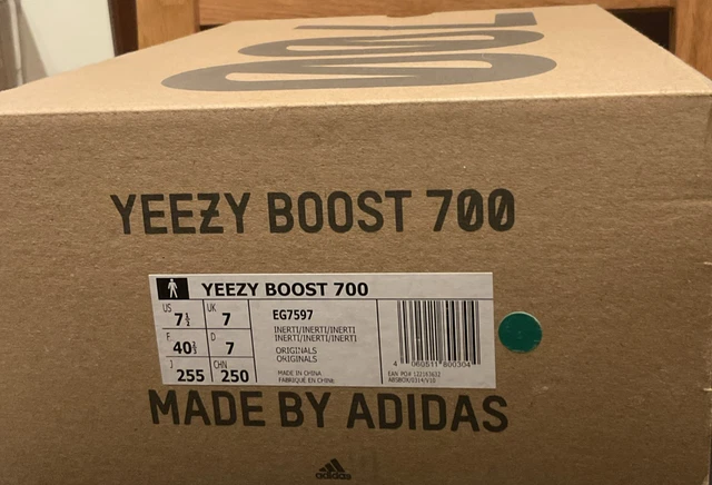 YEEZY BOOST 700 by Adidas Empty Shoe Box Uk 7 - 33 cmx 23.5 cm x 8.12 - PicClick UK YEEZY BOOST 700 by Adidas Empty Shoe Box Uk 7 - 33 cmx 23.5 cm x 8.12 - PicClick UK