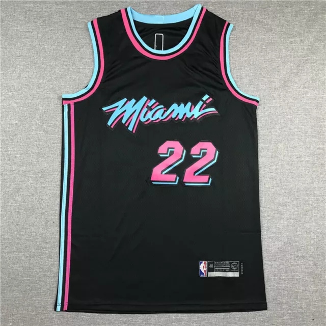 Miami Heat Swingman Basketball Trikot Shorts Stitched City Edition Schwarz