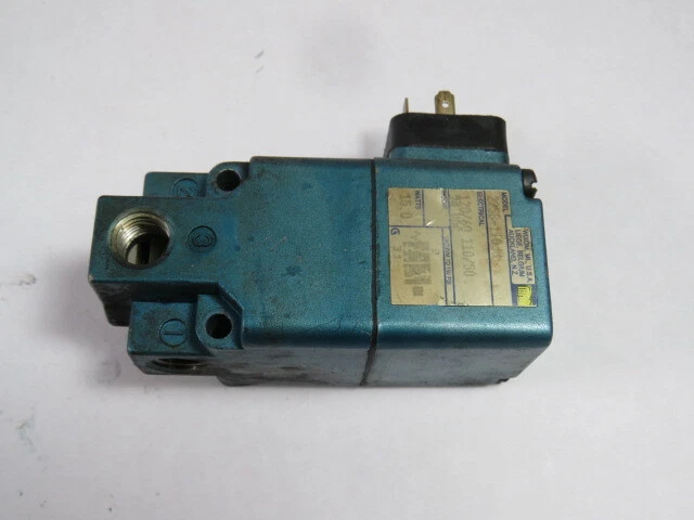 Mac 225B-110DD Solenoid Valve 110/120V 24VDC 15W 50/60Hz  USED