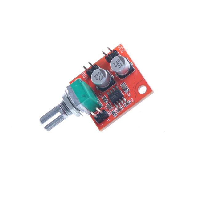 LM386 ELECTRET MICROPHONE Power Amplifier Board Gain 200 Times DC 3.7V