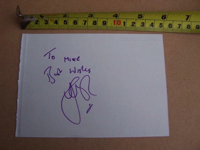John Welsh   - Football Autograph (S MA23 ) please scroll down