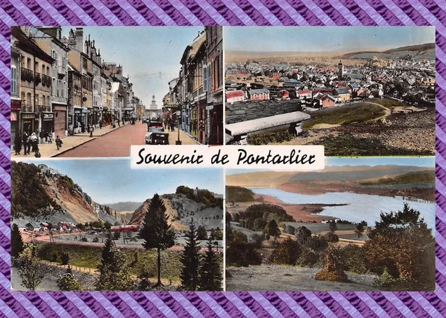 Pontarlier - 25_Pontarlier Au bord du Doubs - Carte postale ancienne et