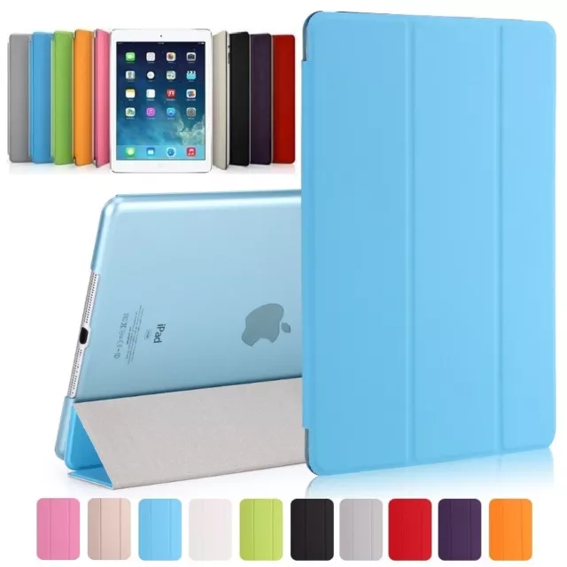 Slim! Schutz Hülle Apple iPad 2018 2017 Air 1/2 (9.7") Tasche Smart Cover Case