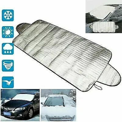 Windscreen Frost Cover Protector Car 4 Layers Collapsible Front Universal