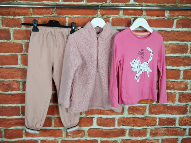 Girls Bundle Age 5-6 Years Joules Zara M&S Fleece Jumper Joggers Top Kids 116Cm
