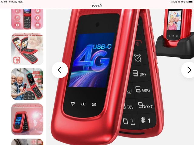 Téléphone Portable Motorola Gleam+ Neuf - Clapet Vintage Désimlocké - Écran 2,8" - Avec Chargeur