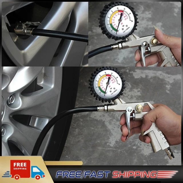 Digital Tire Pressure Gauge 220 PSI Dial Pressure Meter Gauge for Car Auto Truck
