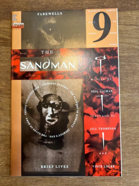 Sandman 49 DC Vertigo Comics Neil Gaiman Brief Lives Pt 9 1993