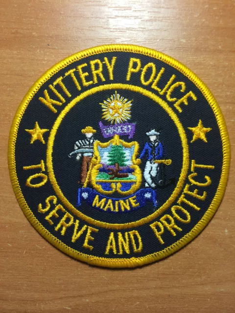 PATCH POLICE KITTERY - MAINE ME state