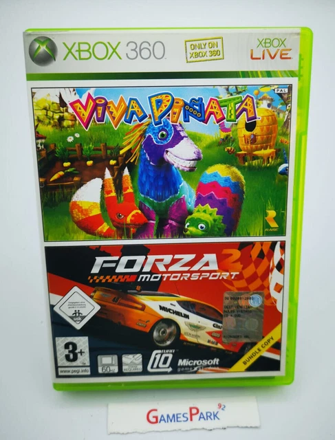 VIVA PINATA FORZA MOTORSPORT 2 XBOX 360 GIOCO USATO PER Italiano PAL bambini x