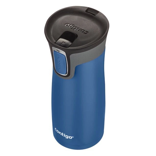 Contigo Autoseal West Loop 2.0 Insulated Mug- 16oz, Stainless Steel, Blue Corn 2