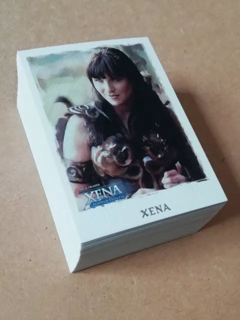 Complete Set Of Xena Art And Images Trading Cards