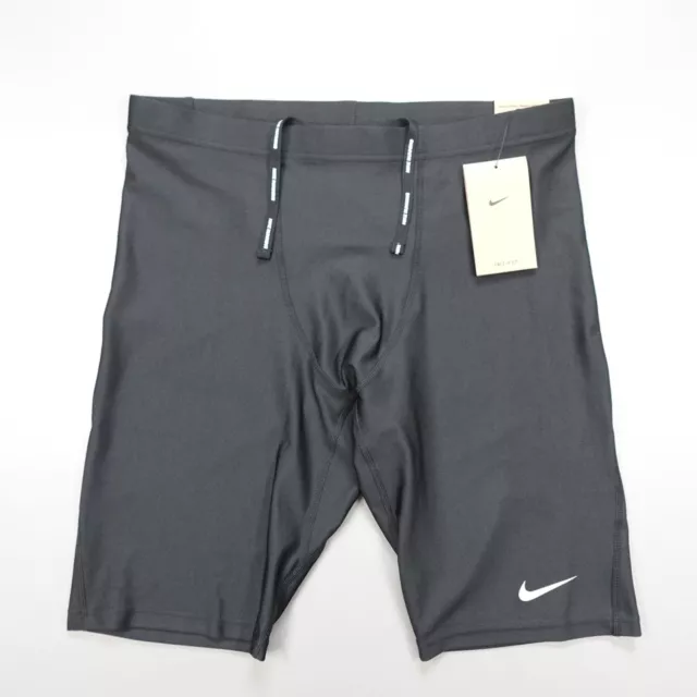 Nike Dri-Fit Fast Half Length Racing Tights Black Running Shorts Men's Size L